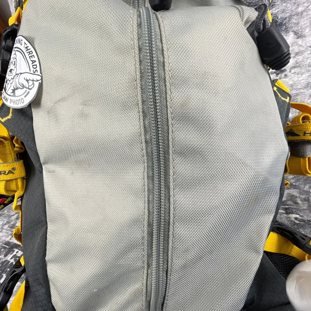 High Sierra 45L Summit‎ Backpack Grey Yellow Hiking Internal Frame Pack